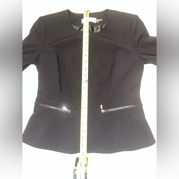 Calvin Klein black peplum blazer | Size 4 | EUC - Picture 13 of 13
